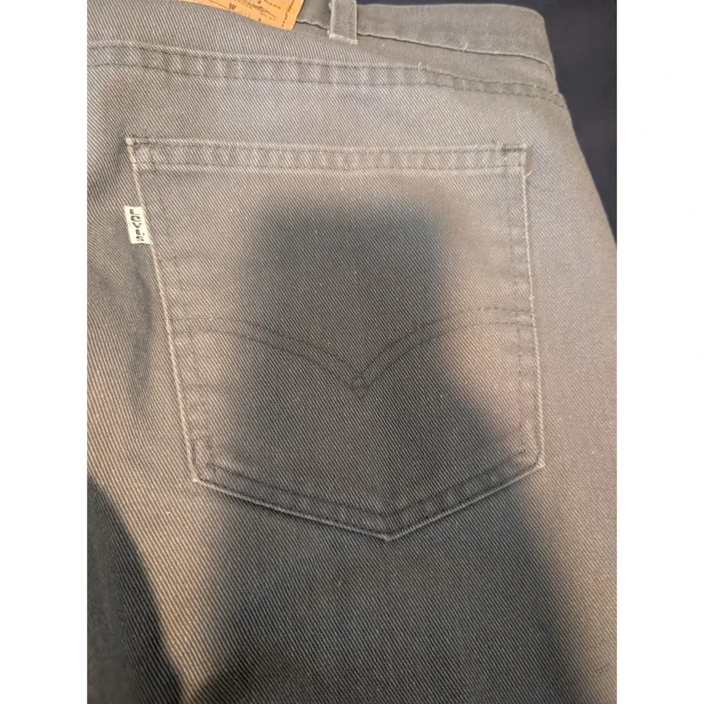 Levi Strauss & Co Mens Gray Denim Jeans Regular Fit Straight 504 Size 40x32